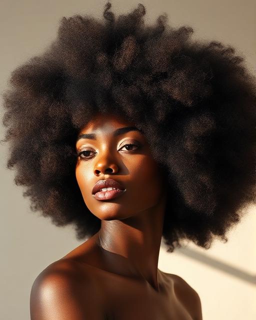 Afro looks — Big volume